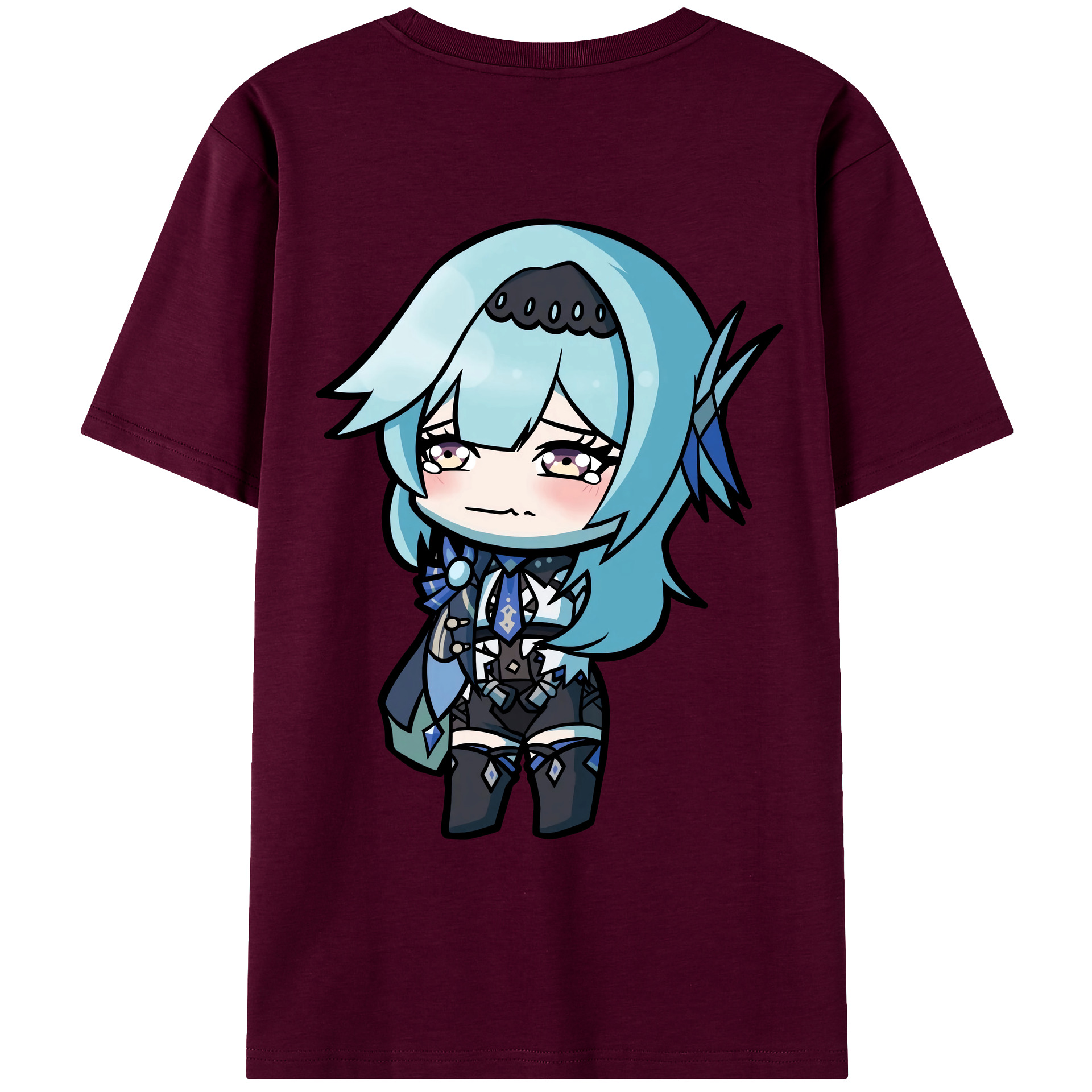 げんし神 优菈 ゆうら genshin Yūra レディース半袖Tシャツ(バックプリント)